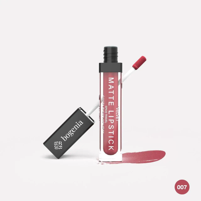 Помада рідка 07 Costa Rican Holiday Bogenia Croissant Liquid Matte Lipstick Spice Travel BG720