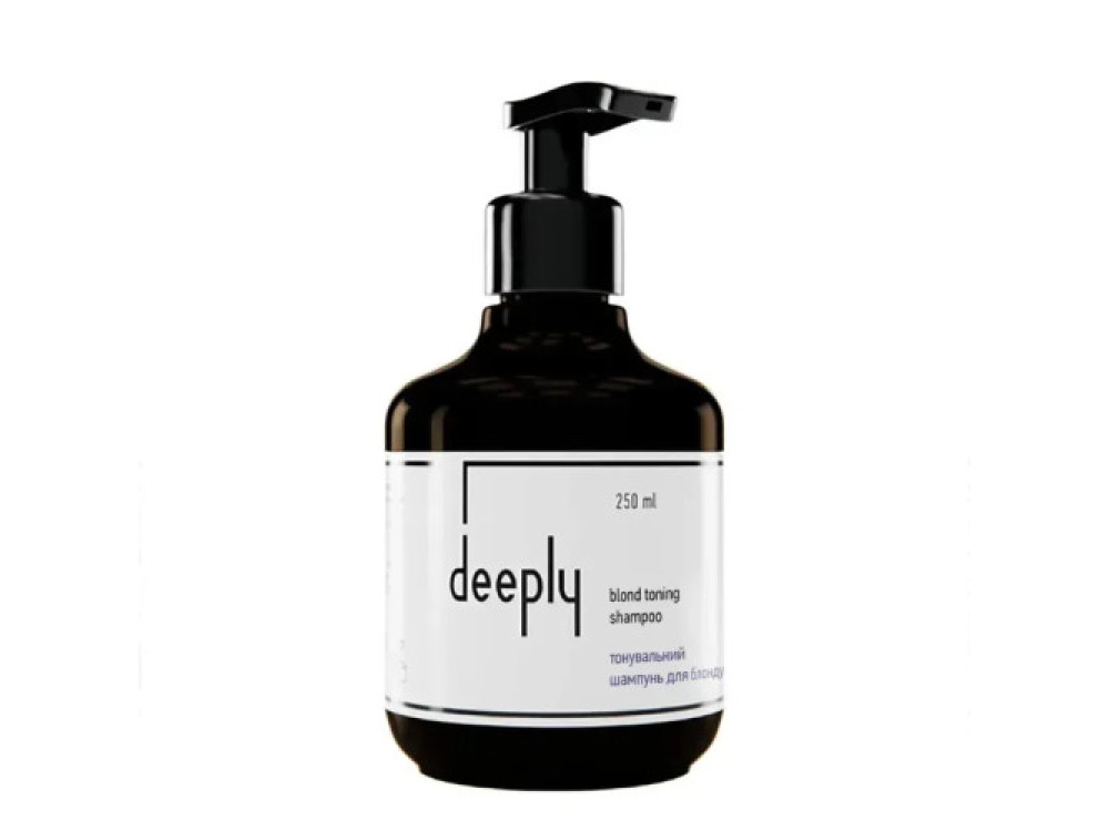 Тонувальний шампунь для блонду Deeply blond toning shampoo DP0022 (250 мл)
