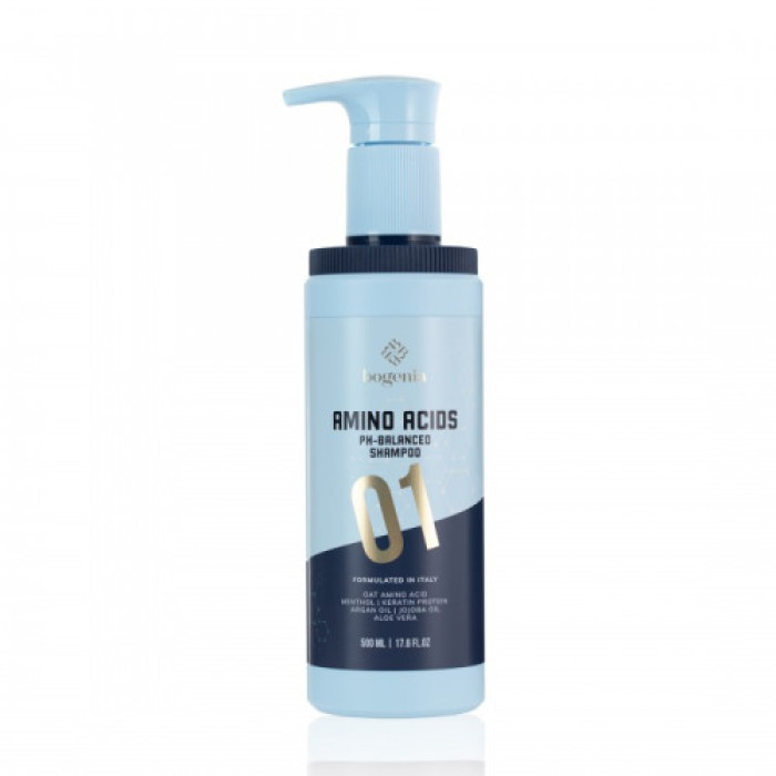 Шампунь для волосся з амінокислотами Bogenia Amino Acids Shampoo BG433 500 мл