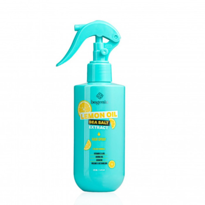 Спрей для волосся з екстрактом морської солі та олією лимона Bogenia Lemon Oil & Sea Salt Spray BG440 220 мл