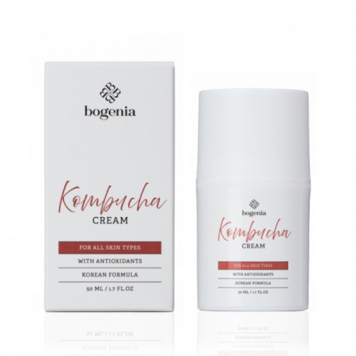 Крем для обличчя з комбучею Bogenia Kombucha Cream BG432 50 мл