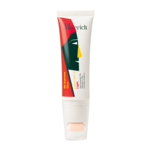 Сяючий ВВ крем SPF 30 Світлий бежевий Malevich М-1200 (50 мл)