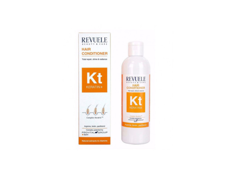 Кондиціонер Revuele KERATIN+  для ламкого, тьмяного, тонкого волосся , 200 мл