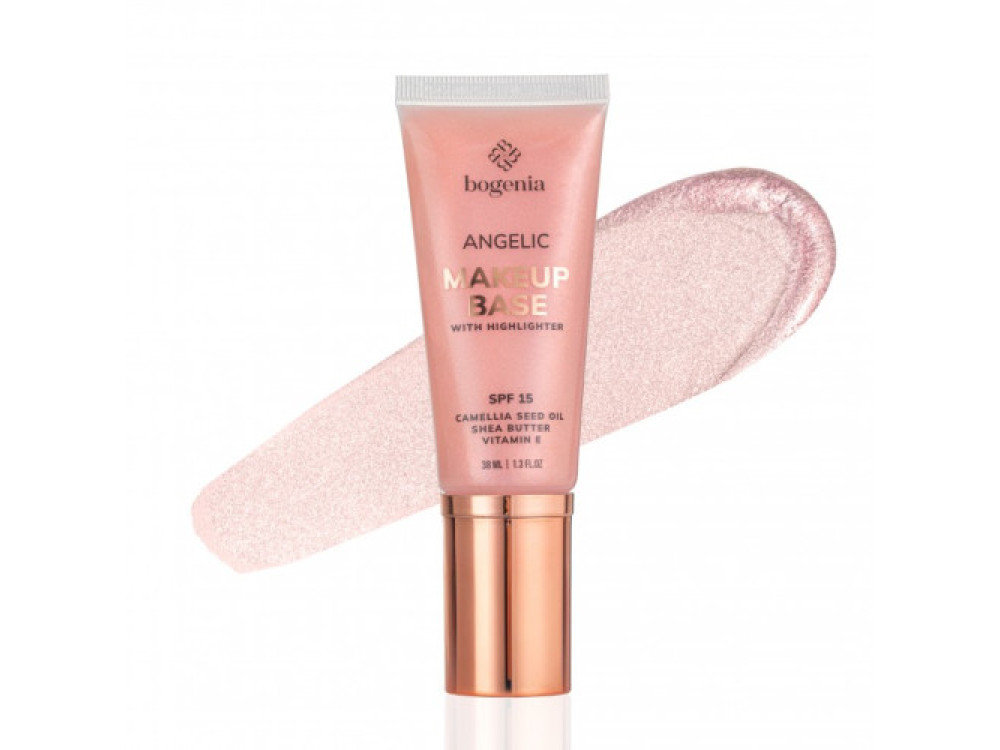 База під макіяж з хайлайтером Bogenia ANGELIC Makeup Base with Highlighter BG612 002, 38 мл