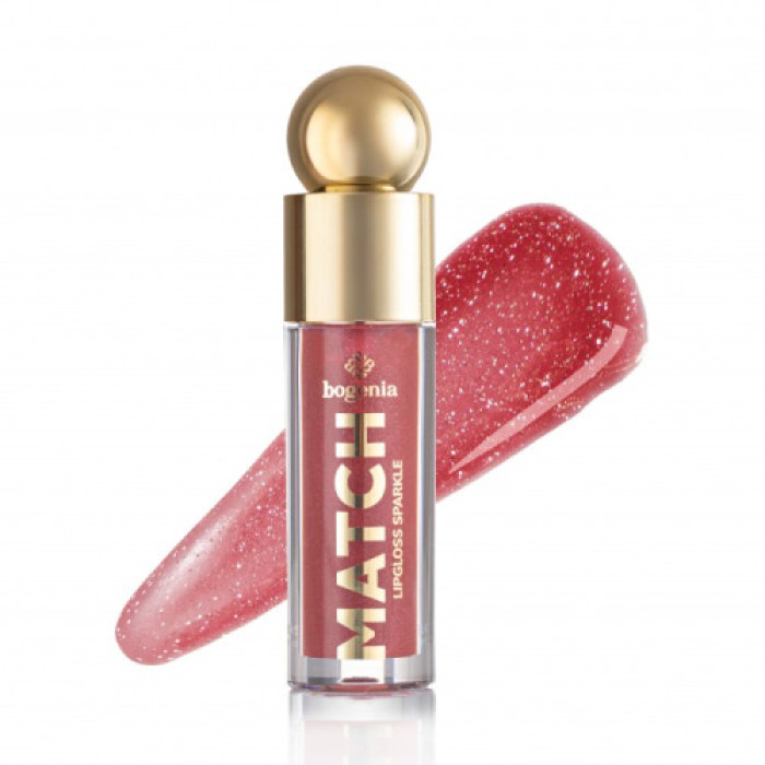 Блиск для губ Bogenia BG712 Match Lipgloss Sparkle, 009