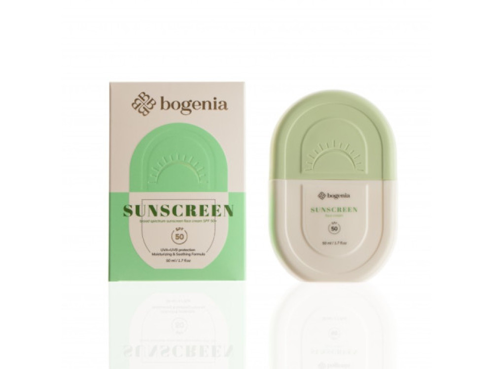 Сонцезахисний крем Sunscreeen Face Cream SPF50+ Bogenia BG441 50 мл