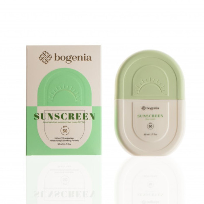 Сонцезахисний крем Sunscreeen Face Cream SPF50+ Bogenia BG441 50 мл