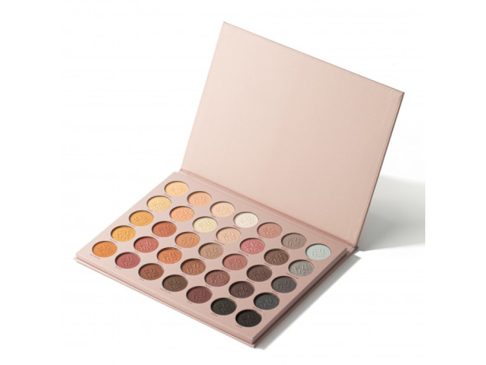 Палетка тіней для повік 35 кольорів Bogenia Pro Match Eyeshadow Palette BG905
