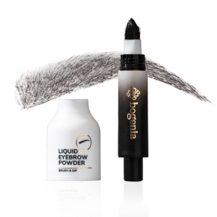 Пудрова підводка для брів Bogenia BG509, 01 Liquid Eyebrow Powder Brush&Dip