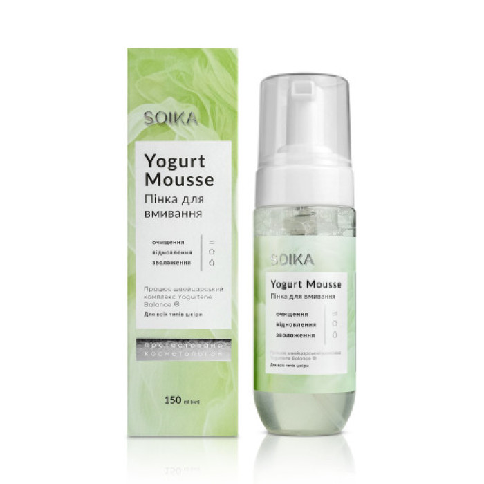Пінка для вмивання з пребіотичним комплексом Yogurtene Balance Soika 150 мл