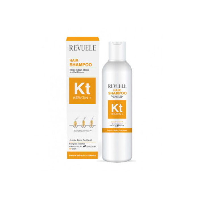 Відновлюючий шампунь з кератином Revuele Keratin+, 200 мл