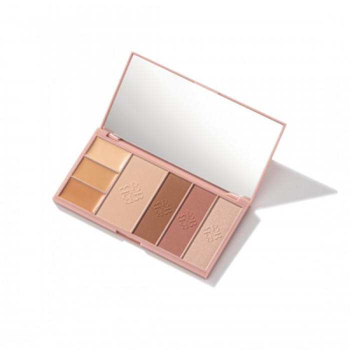 Палетка для контурінгу обличчя Bogenia BG906 ANGELIC Correction Palette №001
