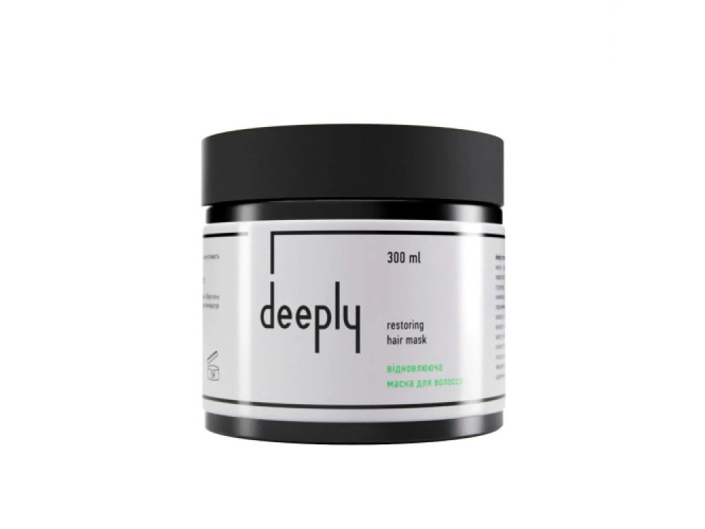 Відновлююча маска для волосся Deeply restoring hair mask DP0006 (300 мл)