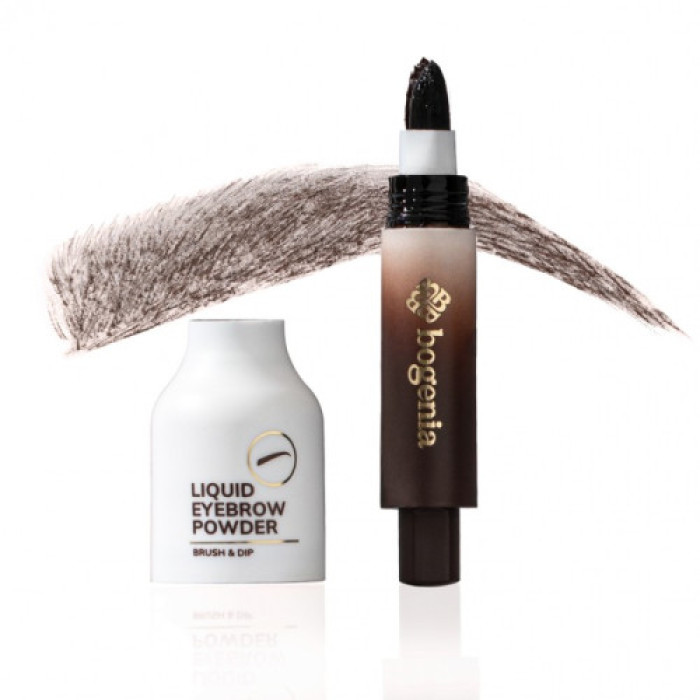 Пудрова підводка для брів Liquid Eyebrow Powder Brush&Dip 02 Bogenia BG509