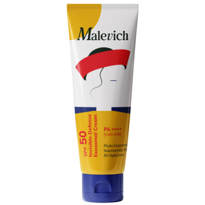 Невагомий захисний крем з екзосомами SPF 50 Malevich М-1035 (50 мл)