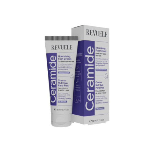 Живильний крем для ніг з керамідами Revuele Ceramide, 80 мл