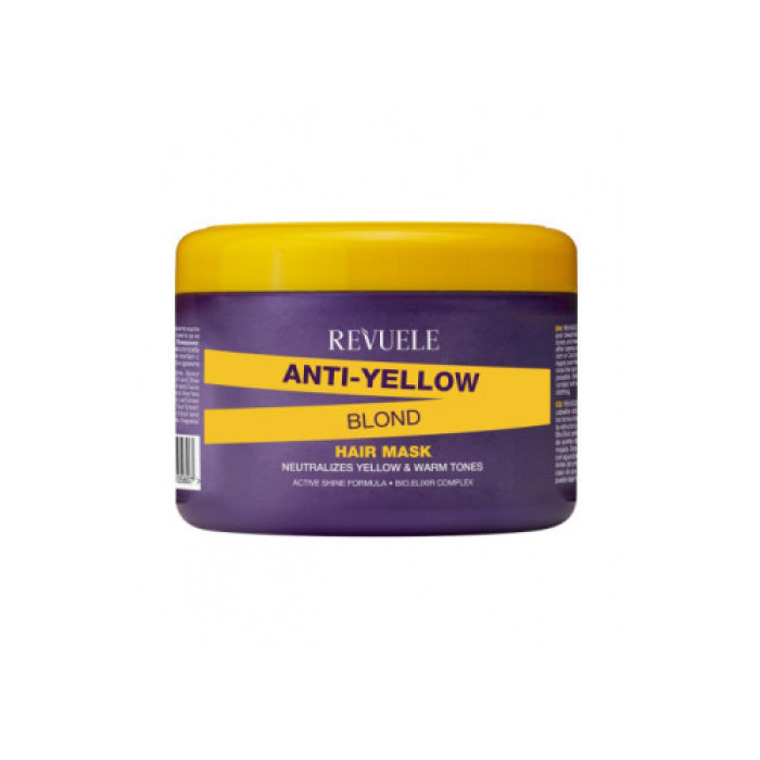 Маска для волосся з ефектом антижовтизни Revuele Anti Yellow Blond, 500 мл