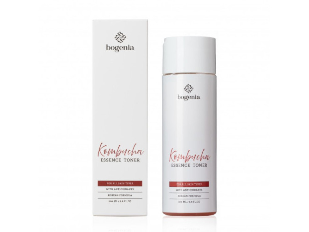 Двофазний тонік-есенція для обличчя з комбучею Bogenia Kombucha Essence Toner BG432 200 мл