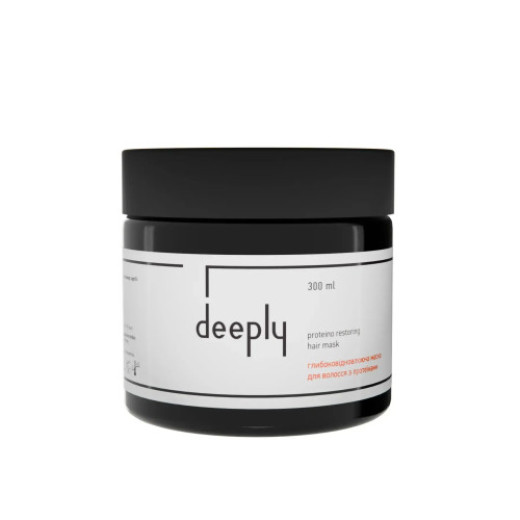 Глибоковідновлююча маска для волосся з протеїнами Deeply protein restoring hair mask DP0032 (300 мл)