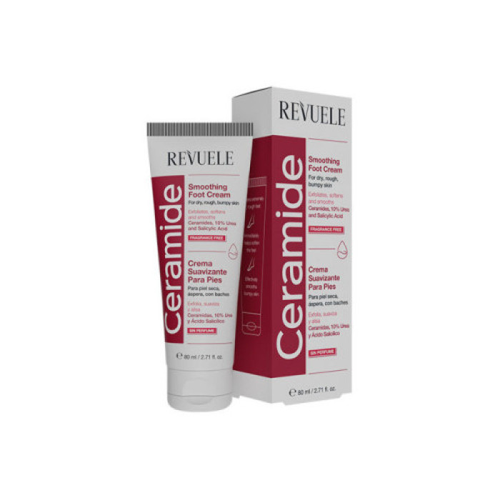 Розгладжуючий крем для ніг з керамідами Revuele Ceramide, 80 мл