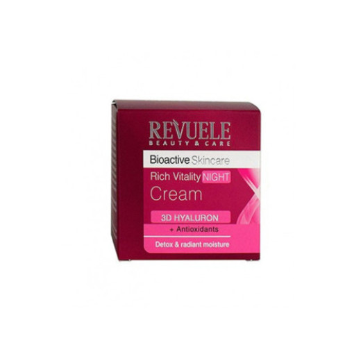 Крем нічний з гіалуроном Revuele Bio Active 3D Hyaluron Skin Care, 50 мл