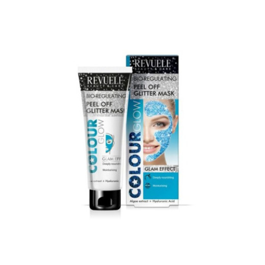 Маска-плівка для обличчя синя біорегулююча Revuele Color Glow, 80 мл