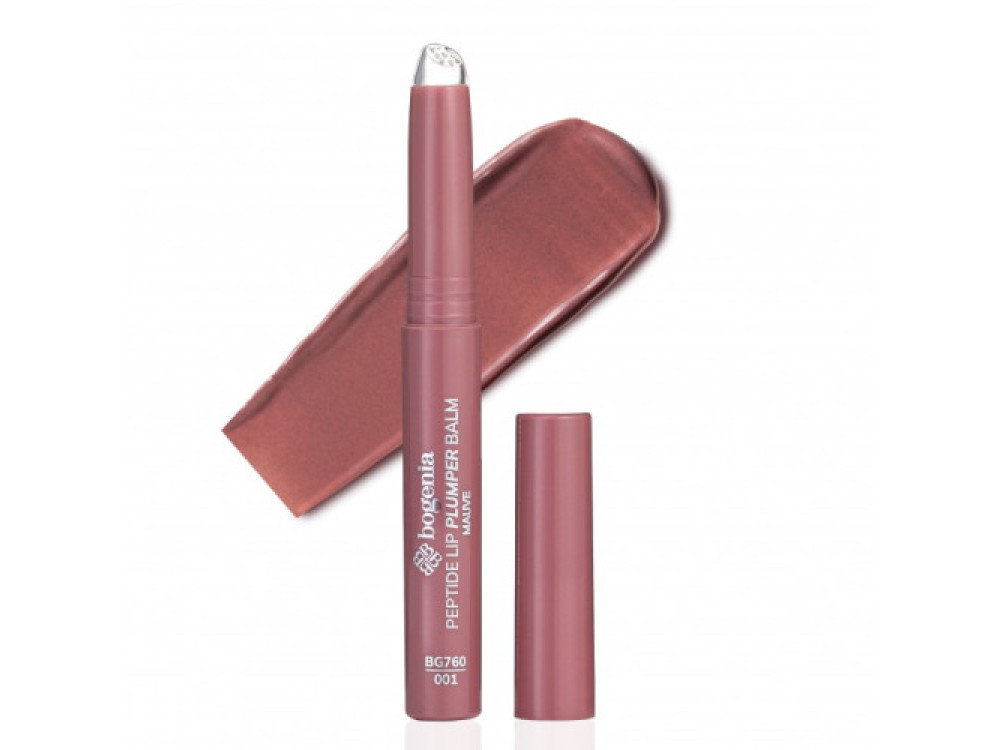 Помада для губ 001 Mauve Bogenia Peptide Lip Plumper Balm BG760