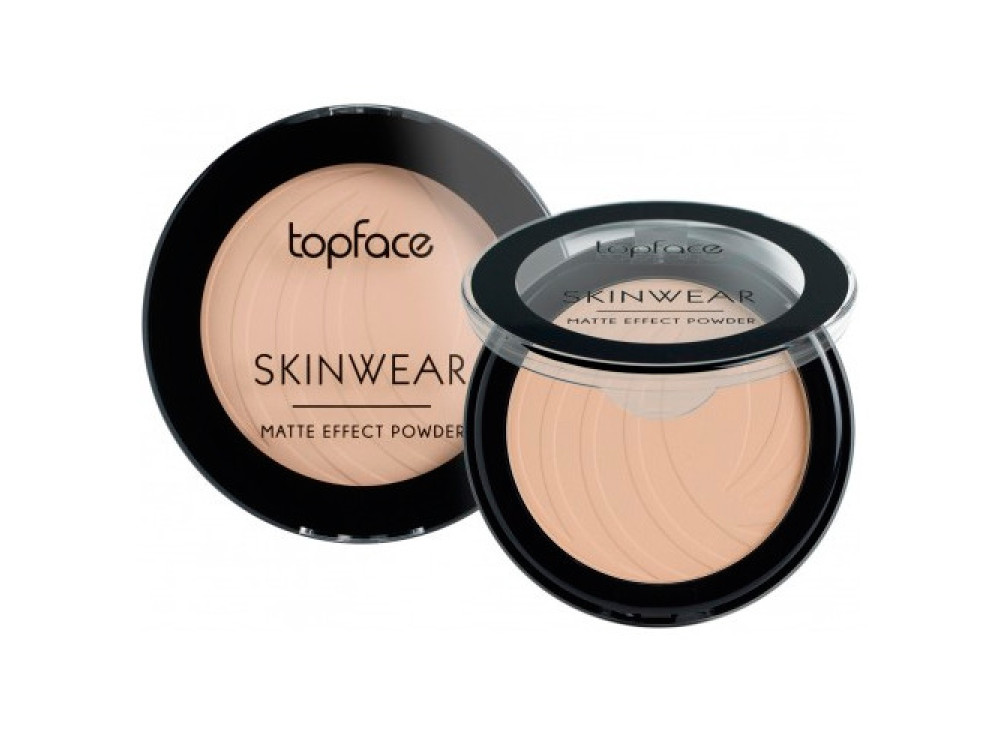 Компактна пудра для обличчя Topface Skin Wear Matte Effect Powder PT265 02 