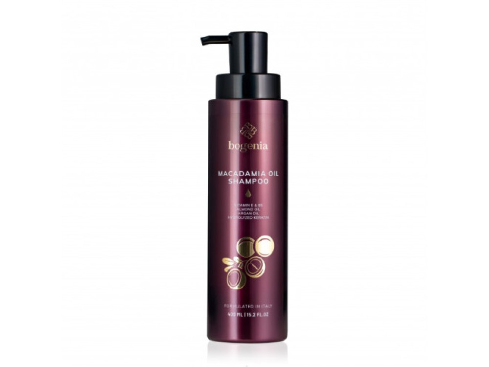 Шампунь для волосся з олією макадамії Bogenia Macadamia Oil Shampoo BG435 400 мл