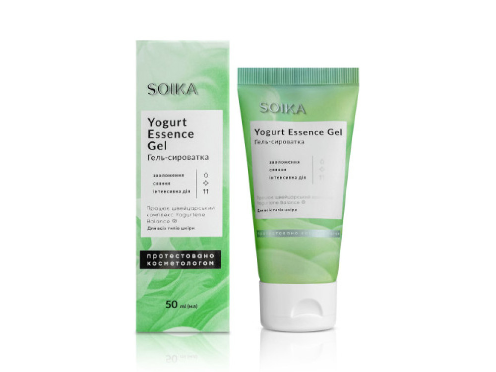 Гель-сироватка  для обличчя Yogurt Essence Gel Soika 50 мл