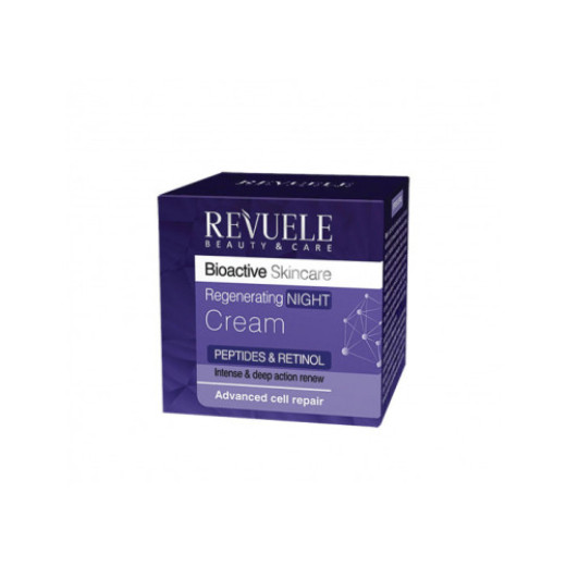 Крем нічний регенеруючий з пептидами та ретинолом Revuele Bioactive Skincare, 50 мл